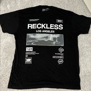 Pacsun Mens Young & Reckless Graphic Tee